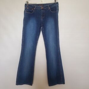 Pepe Jeans London S73 Low-Mid Rise Straight Leg Blue Womens (32)